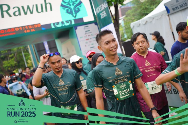 Race photo from Mangkunegaran Run 2025