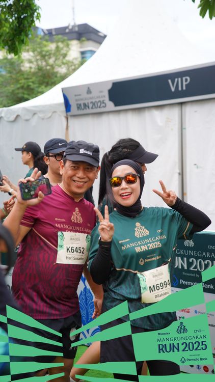 Race photo from Mangkunegaran Run 2025