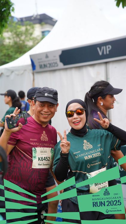 Race photo from Mangkunegaran Run 2025