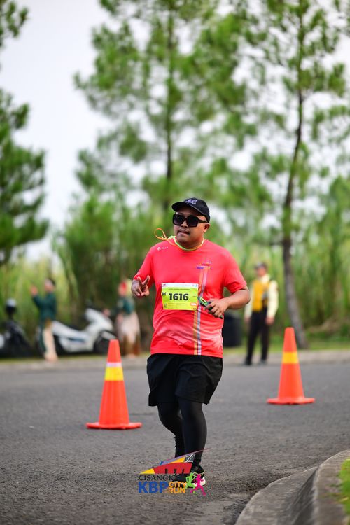 Race photo from CISANGKAN KBP CITY RUN 2025