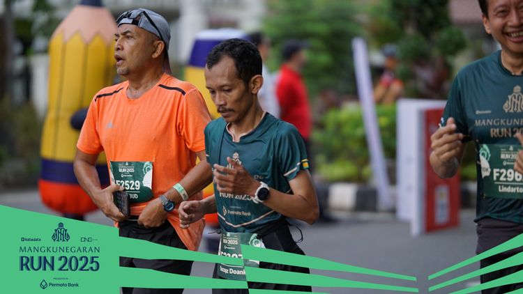Race photo from Mangkunegaran Run 2025