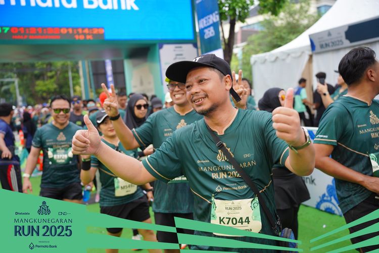 Race photo from Mangkunegaran Run 2025