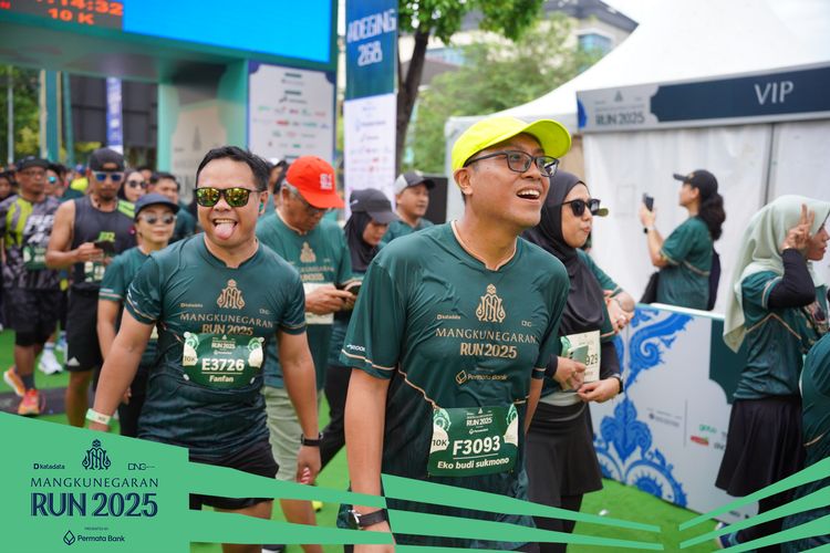 Race photo from Mangkunegaran Run 2025