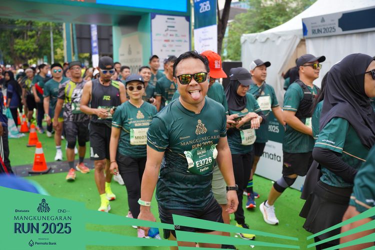 Race photo from Mangkunegaran Run 2025