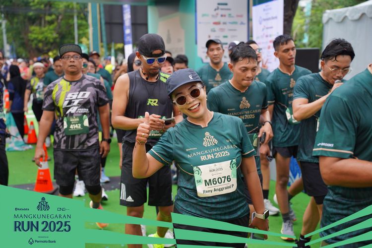 Race photo from Mangkunegaran Run 2025