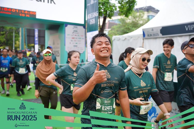 Race photo from Mangkunegaran Run 2025