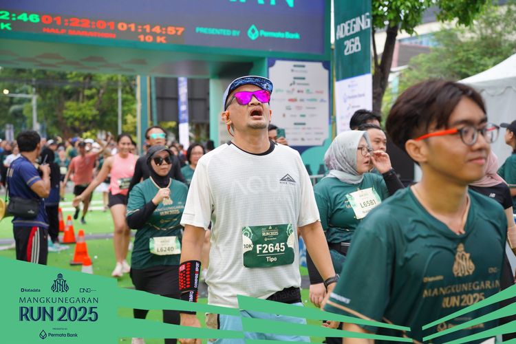 Race photo from Mangkunegaran Run 2025