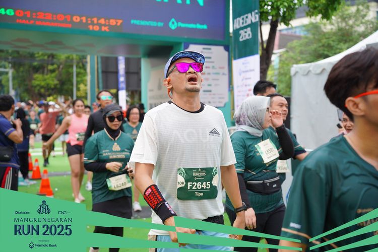 Race photo from Mangkunegaran Run 2025