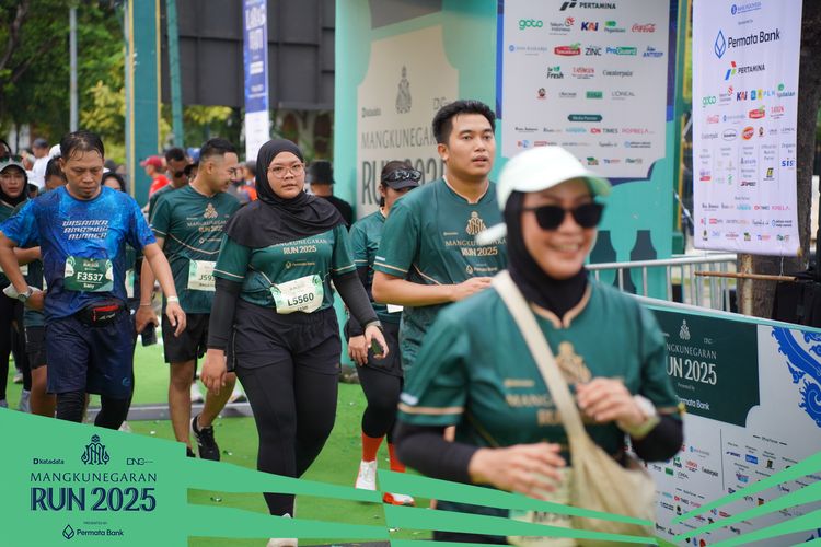 Race photo from Mangkunegaran Run 2025