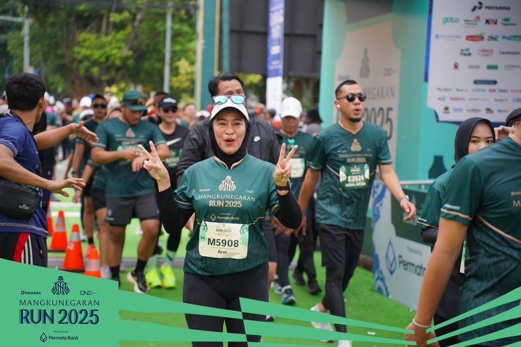 Race photo from Mangkunegaran Run 2025