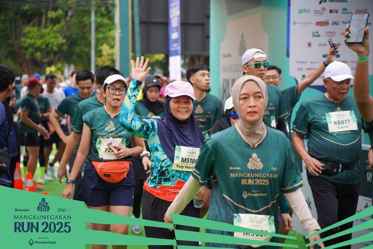 Race photo from Mangkunegaran Run 2025
