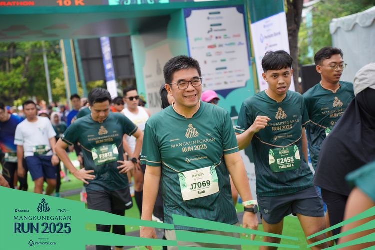 Race photo from Mangkunegaran Run 2025