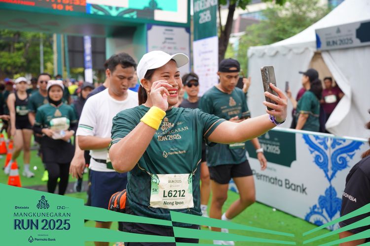Race photo from Mangkunegaran Run 2025