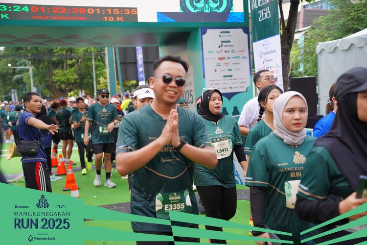 Race photo from Mangkunegaran Run 2025