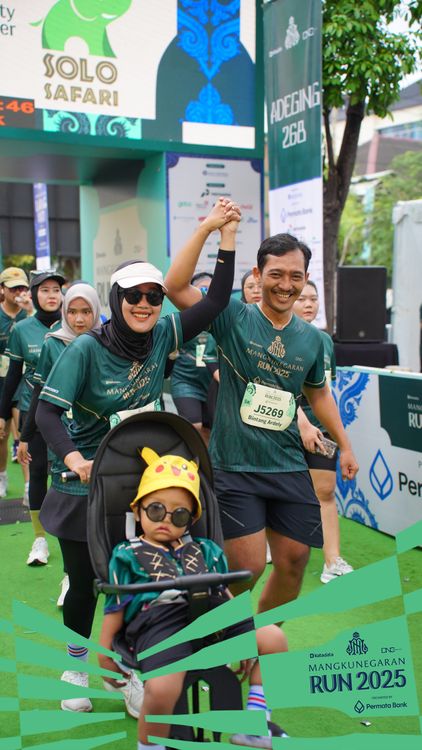 Race photo from Mangkunegaran Run 2025