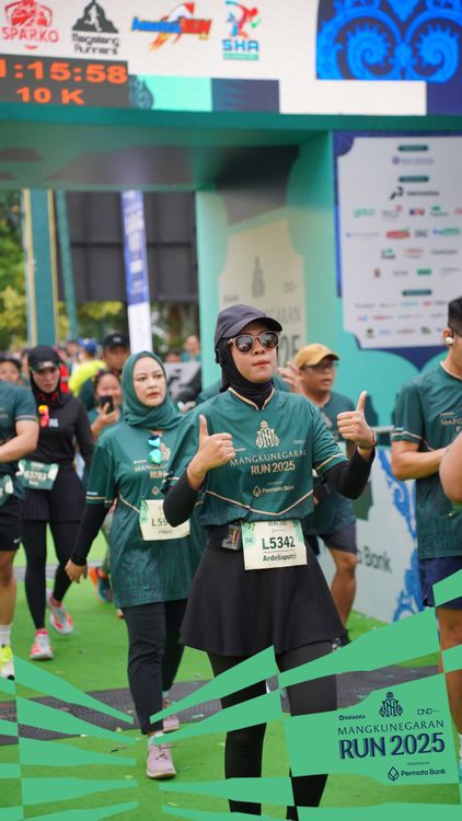 Race photo from Mangkunegaran Run 2025