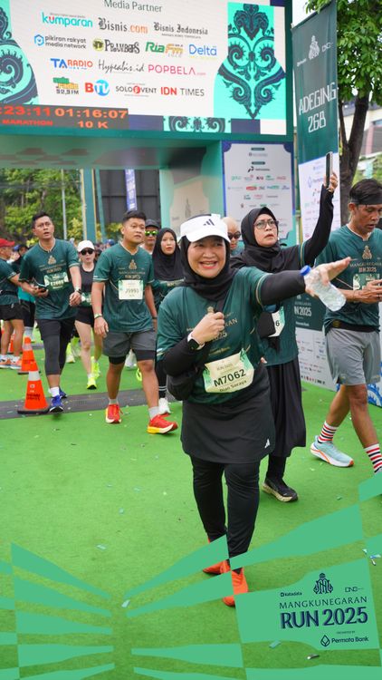 Race photo from Mangkunegaran Run 2025