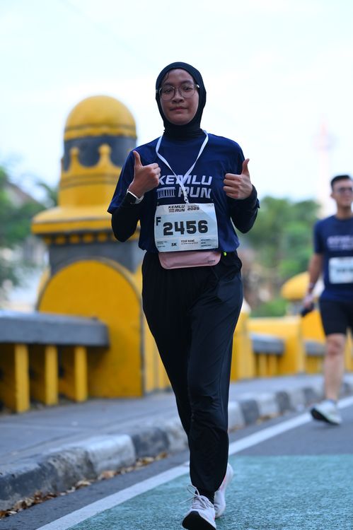 Race photo from KEMLU RUN 2025