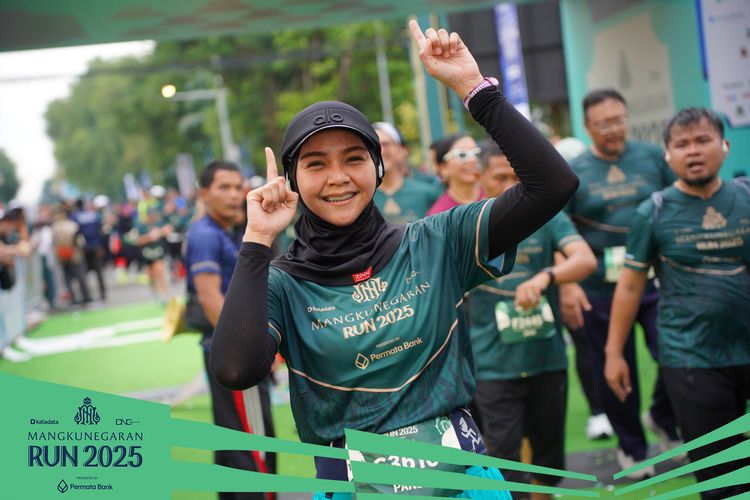 Race photo from Mangkunegaran Run 2025