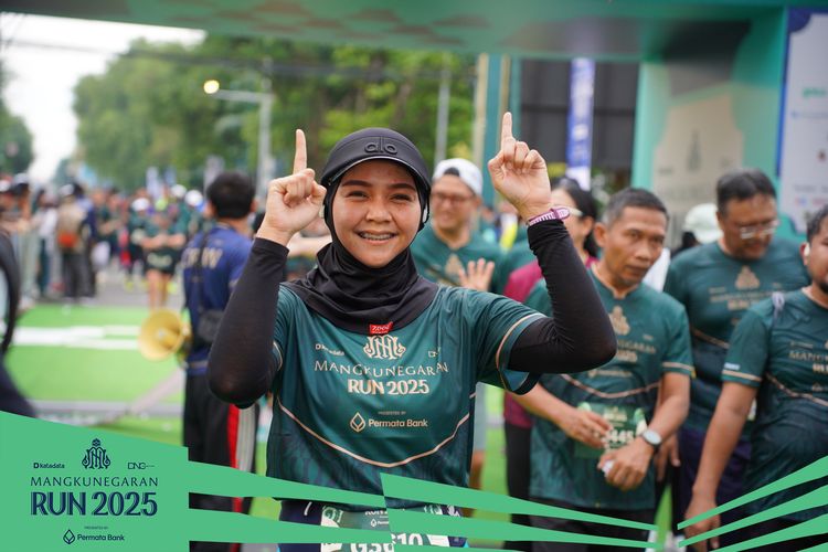 Race photo from Mangkunegaran Run 2025