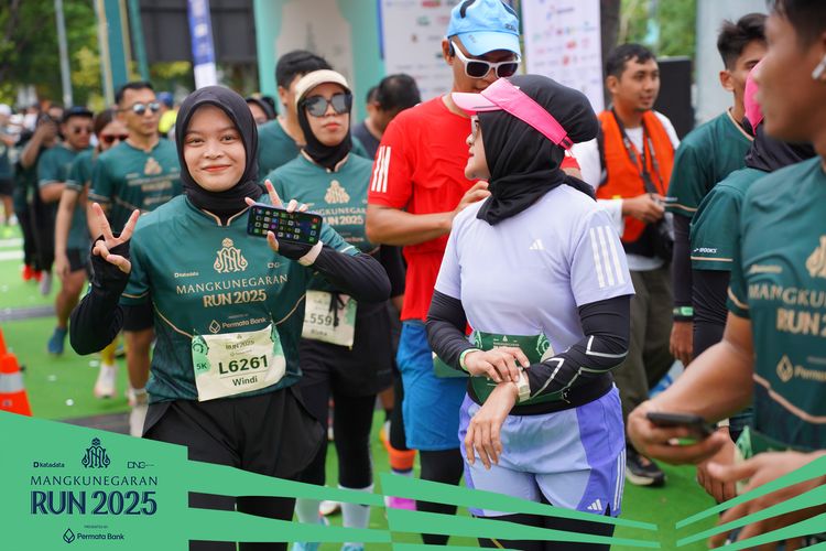 Race photo from Mangkunegaran Run 2025