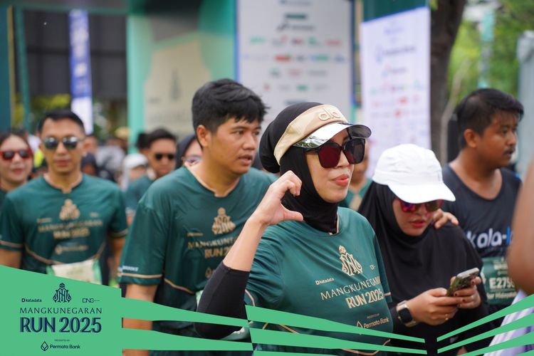 Race photo from Mangkunegaran Run 2025
