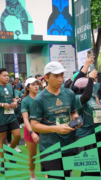 Race photo from Mangkunegaran Run 2025