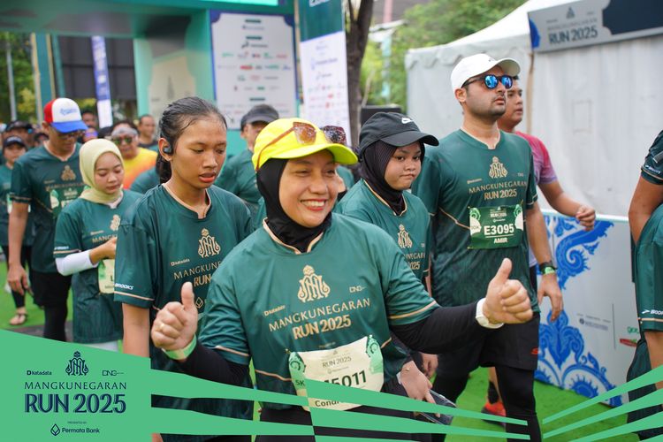 Race photo from Mangkunegaran Run 2025