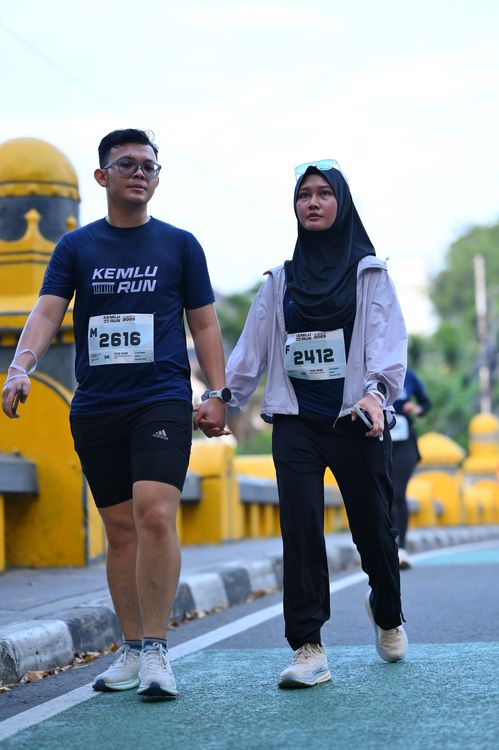 Race photo from KEMLU RUN 2025