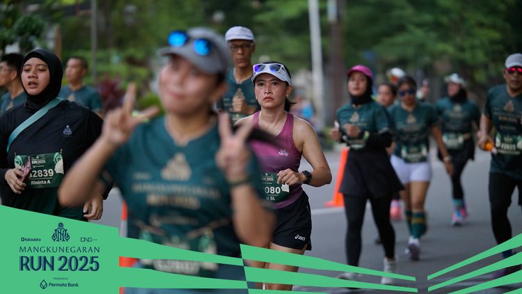 Race photo from Mangkunegaran Run 2025