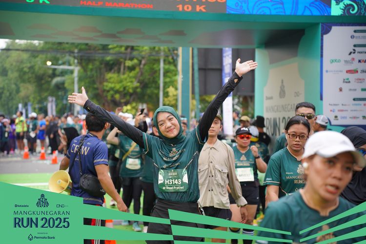 Race photo from Mangkunegaran Run 2025