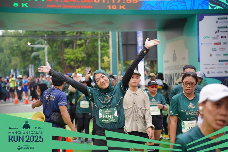 Race photo from Mangkunegaran Run 2025