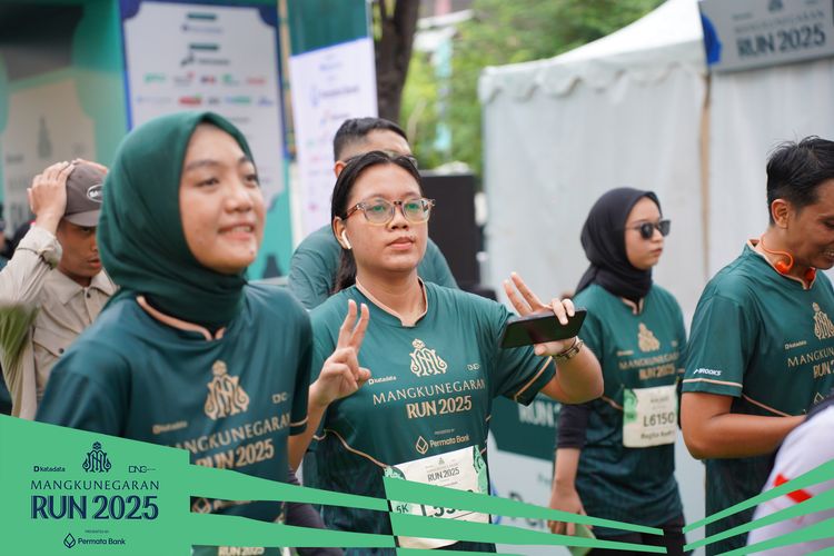 Race photo from Mangkunegaran Run 2025