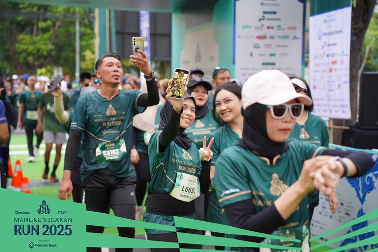 Race photo from Mangkunegaran Run 2025
