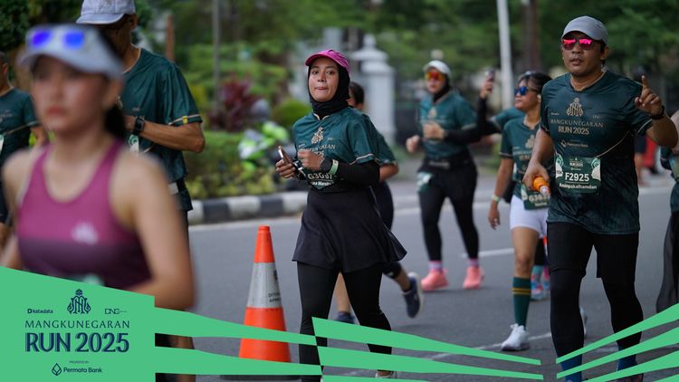 Race photo from Mangkunegaran Run 2025