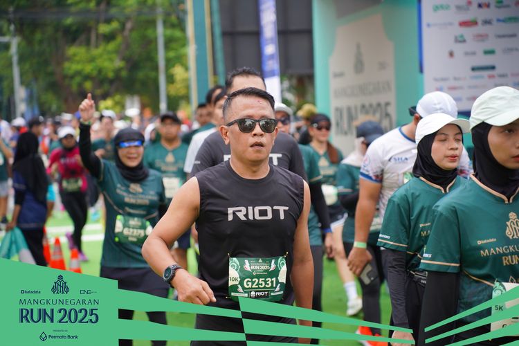 Race photo from Mangkunegaran Run 2025
