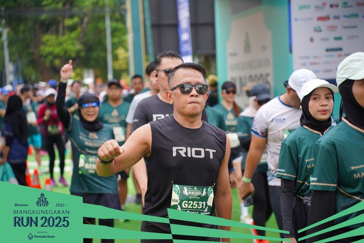 Race photo from Mangkunegaran Run 2025