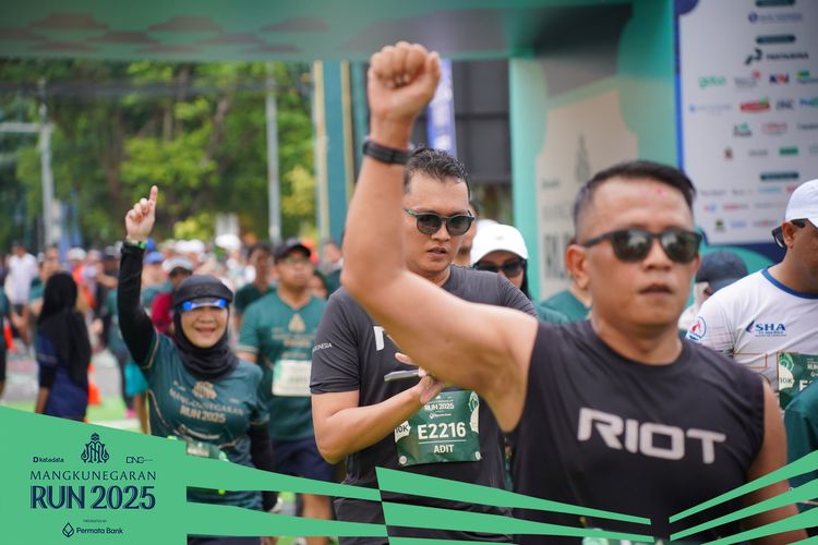 Race photo from Mangkunegaran Run 2025