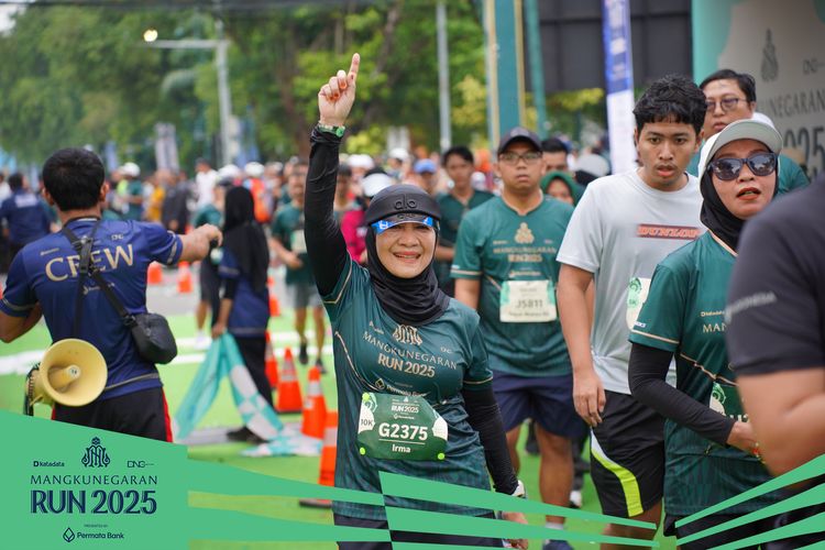 Race photo from Mangkunegaran Run 2025