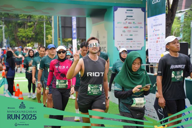 Race photo from Mangkunegaran Run 2025