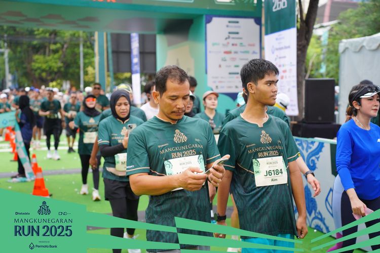 Race photo from Mangkunegaran Run 2025