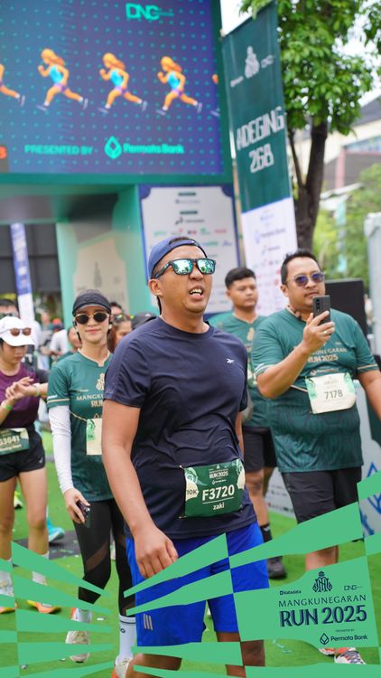 Race photo from Mangkunegaran Run 2025