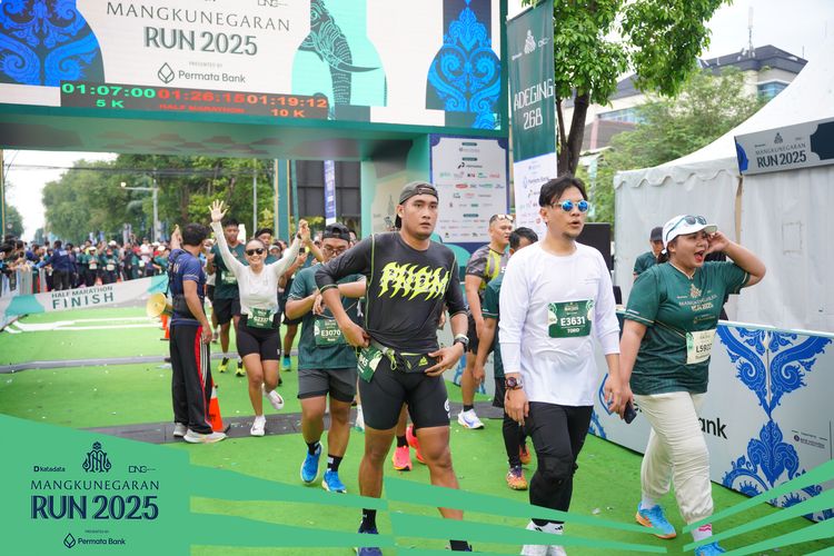 Race photo from Mangkunegaran Run 2025