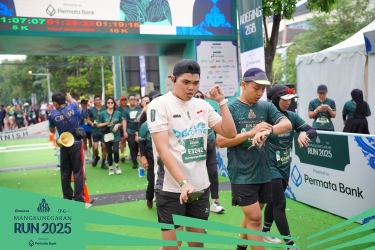 Race photo from Mangkunegaran Run 2025