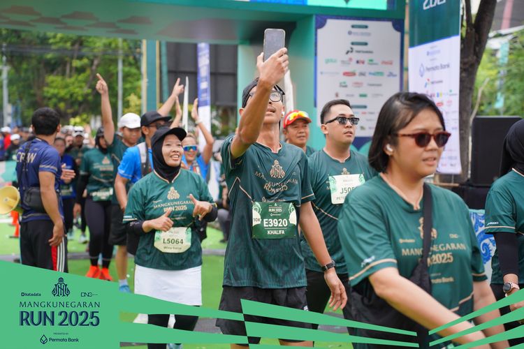 Race photo from Mangkunegaran Run 2025