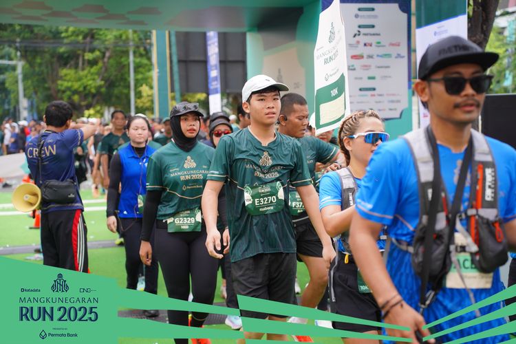 Race photo from Mangkunegaran Run 2025