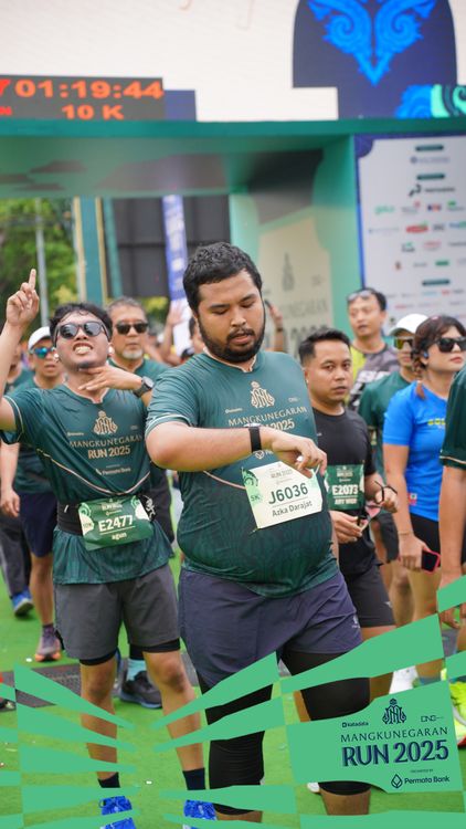 Race photo from Mangkunegaran Run 2025