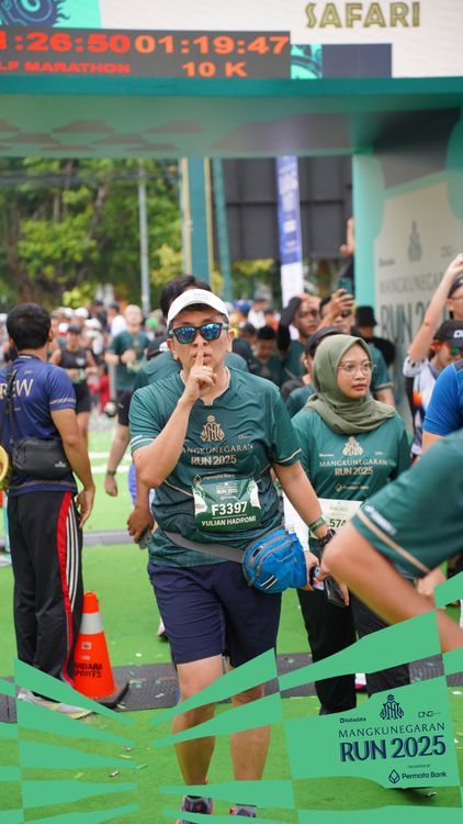 Race photo from Mangkunegaran Run 2025
