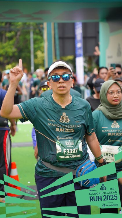 Race photo from Mangkunegaran Run 2025