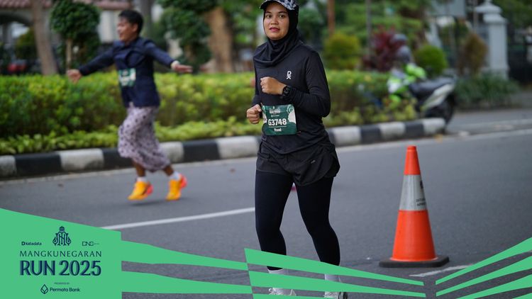 Race photo from Mangkunegaran Run 2025